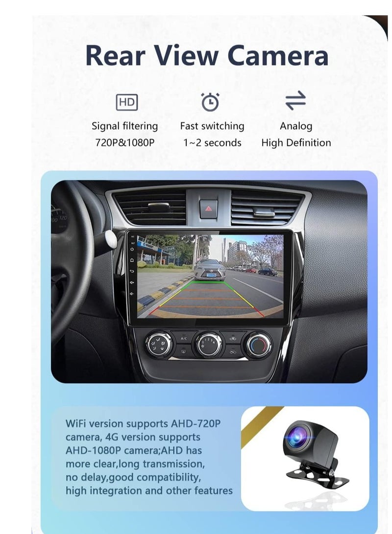 AVT Android Screen For Nissan Sentra 2012 2013 2014 2015 2016 2017 2018 2019 2GB RAM 32GB ROM Support Apple Carplay Android Auto Wireless QLED 10 Inch Touch Screen With Backup Camera Included - Image 5