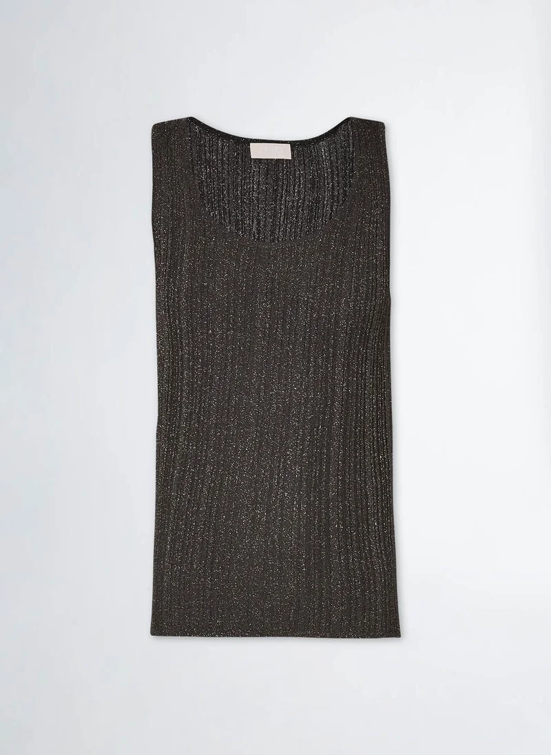 Liu Jo LurexÂ® top
