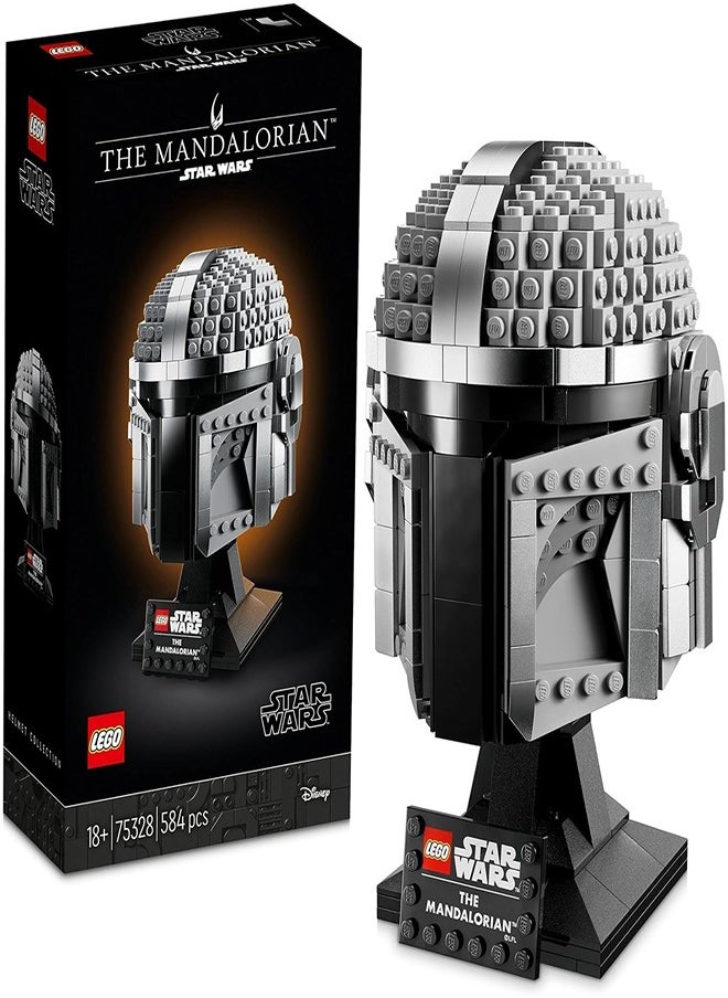 LEGO LEGO - Star Wars The Mandalorian Helmet 584 Pieces - 75328  - Image 1