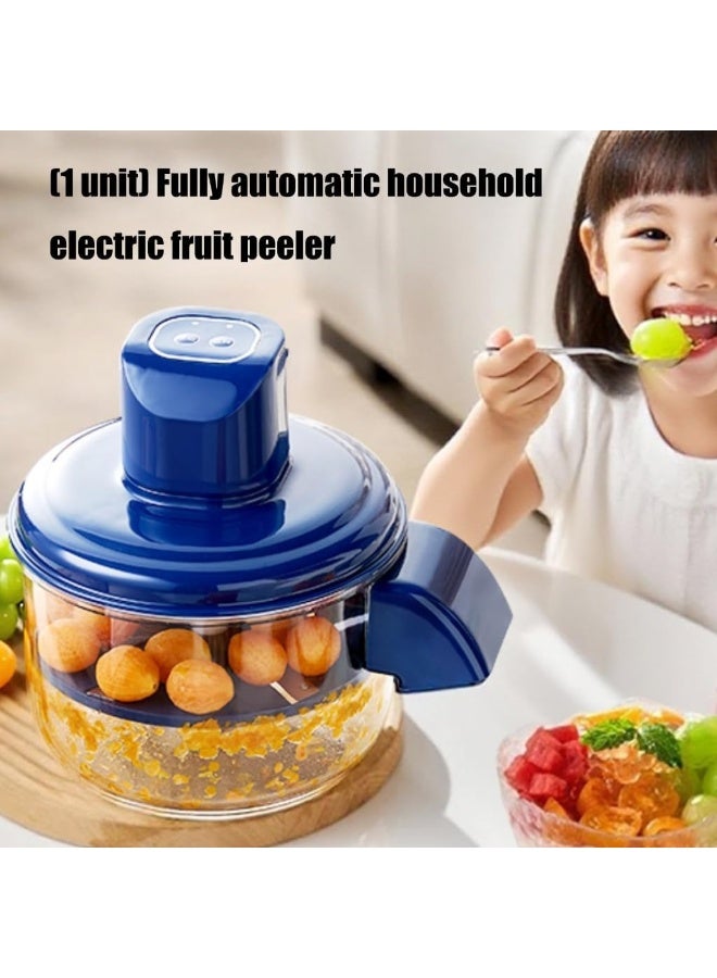 50W Electric Garlic & Small Fruit Peeler Machine with 20cm Bowl & Stainless Steel Blades – Automatic Peeling Machine for Garlic, Grapes, Cherry Tomatoes & Small Fruits, Easy to Clean, Home & Commercial Use - Image 4