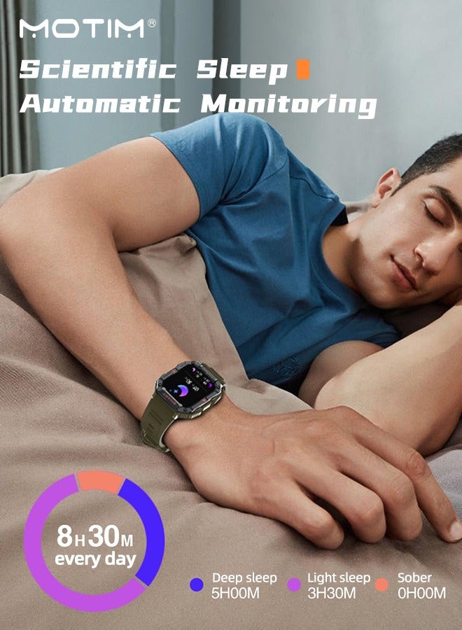 Motim Smart Watch for iOS and Android Phones, Watches for Men Women IP68 Waterproof Smartwatch Fitness Tracker Watch with Heart Rate/Sleep Monitor Steps Calories Counter  - Image 5