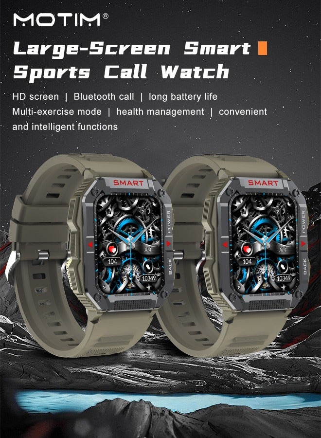 Motim Smart Watch for iOS and Android Phones, Watches for Men Women IP68 Waterproof Smartwatch Fitness Tracker Watch with Heart Rate/Sleep Monitor Steps Calories Counter  - Image 2
