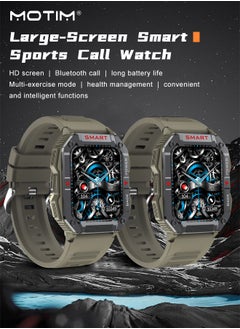 Motim Smart Watch for iOS and Android Phones, Watches for Men Women IP68 Waterproof Smartwatch Fitness Tracker Watch with Heart Rate/Sleep Monitor Steps Calories Counter  - Image 2