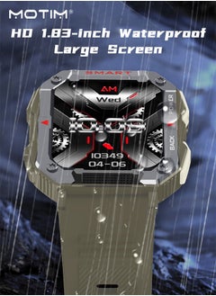 Motim Smart Watch for iOS and Android Phones, Watches for Men Women IP68 Waterproof Smartwatch Fitness Tracker Watch with Heart Rate/Sleep Monitor Steps Calories Counter  - Image 3