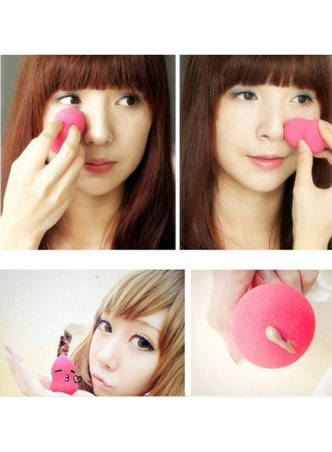 CETC Makeup Sponge Beauty Blender Puff (Colour And Style May Vary, Multicolour) - Pack Of 6 - Image 5