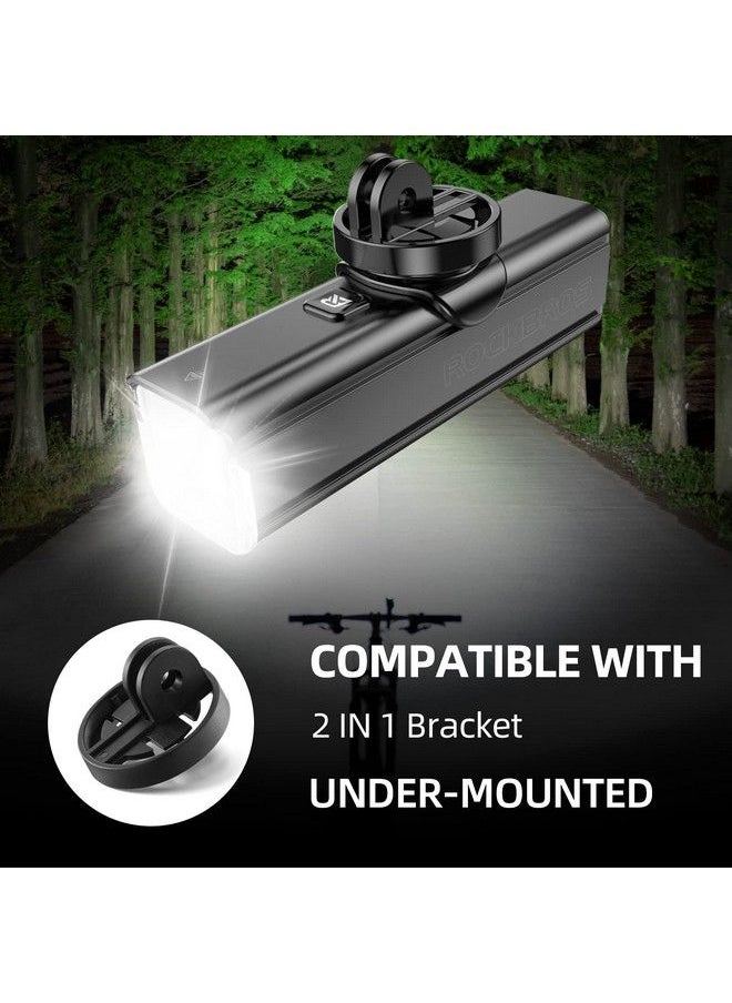 Rockbros Bike Light 1000 Lumens Usb Rechargeable Bike Headlight Led Ipx6 Waterproof Bike Front Light 5 Modes Aluminum Alloy Super Bright Bike Light For Night Riding  - Image 4