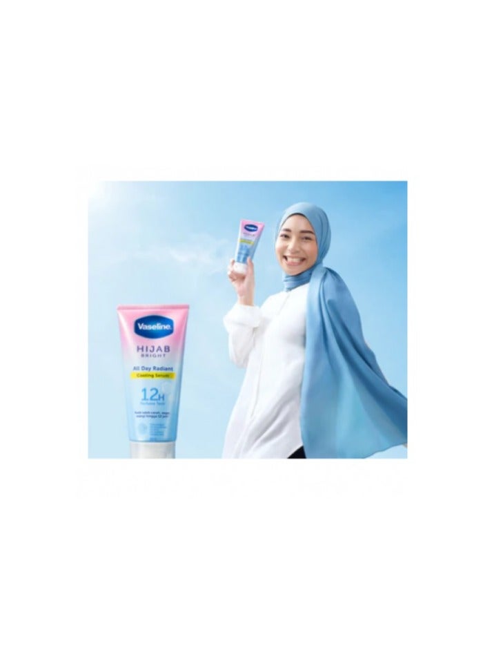 Vaseline Hijab Bright  All Day Radiant Cooling Body Serum 180ml - Image 2