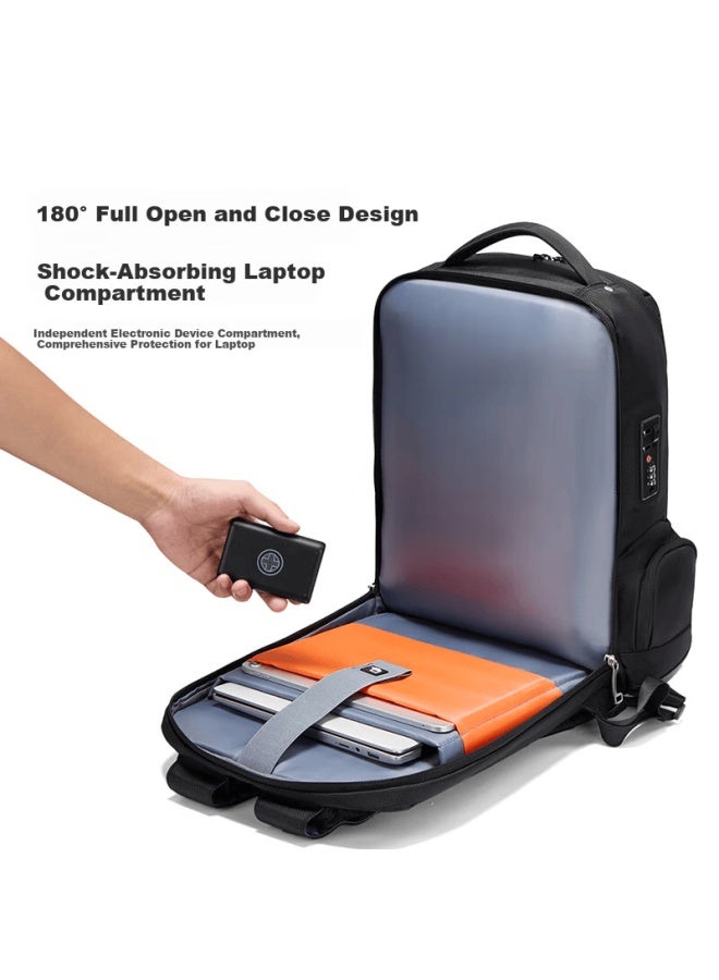 CROSS+GEAR Crossgear Cross Medal Weight Loss Master Swiss 17.3-inch Laptop Backpack Men Business Travel Large Capacity Backpack - Image 5