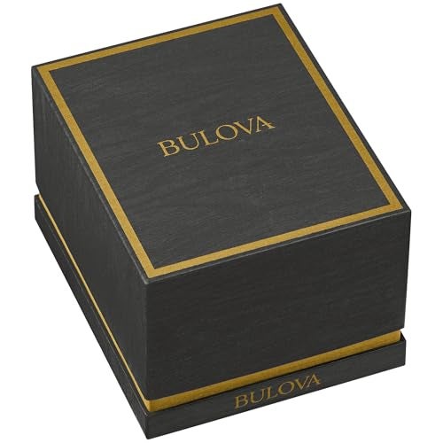 Bulova ساعة بولوفا مارك أنتوني للرجال سلسلة X بمينا الماس على قرص أسود مطلي بالأيونات، الطراز: 98D183 - Image 4