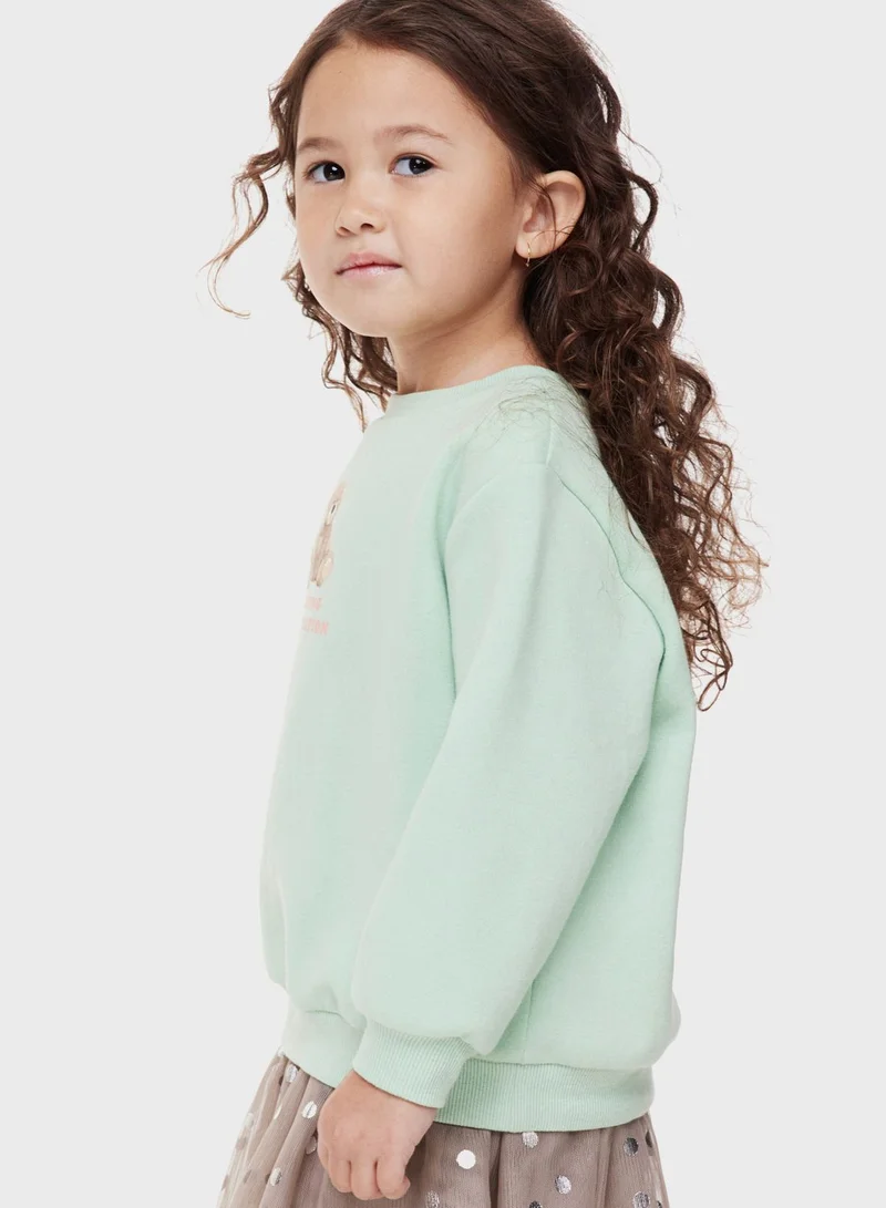 H&M Kids Glittery Tulle Midi Skirt