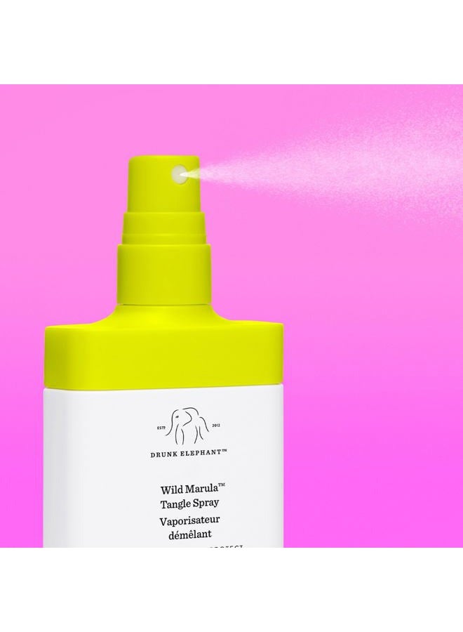 Drunk Elephant Wild Marula Tangle Spray - 120 ml/4 fl oz - Detangler and Heat Protectant - Clean Clinical - Sulfate-Free - Cruelty-Free - Dermatologist-Tested - Free of Essential Oils, Silicones, SLS  - Image 3