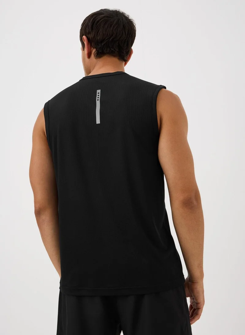 Matalan Souluxe Black Gym Vest Top