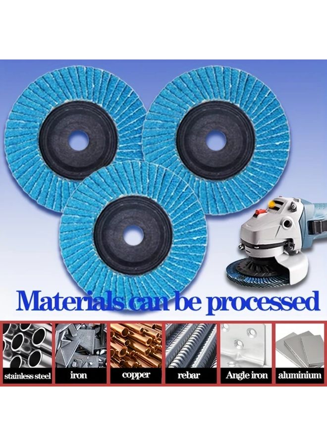 5Pcs 75mm Diamond Grinding and Polishing Sheets Medium Grit Wood Sanding Rust Removal Discs - Image 4