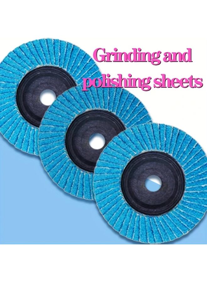 5Pcs 75mm Diamond Grinding and Polishing Sheets Medium Grit Wood Sanding Rust Removal Discs - Image 2
