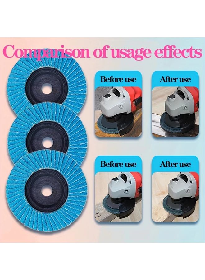 5Pcs 75mm Diamond Grinding and Polishing Sheets Medium Grit Wood Sanding Rust Removal Discs - Image 5