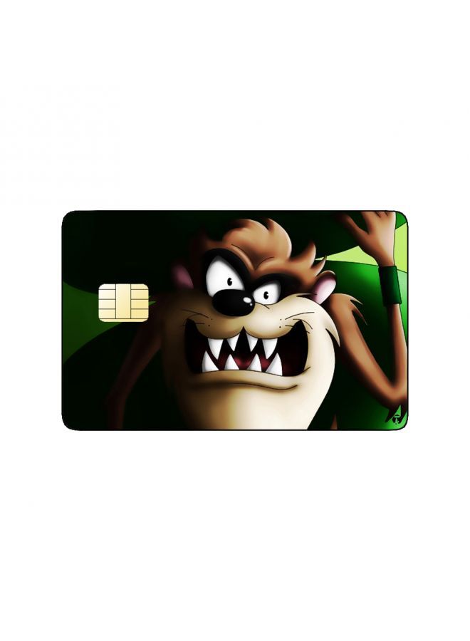 RKN PRINTED BANK CARD STICKER Animation The Tazmanian Devil By Warner Bros - Image 1