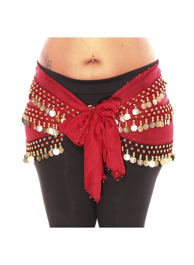 Vritraz Belly Dance Hip Scarf Belt One Size Adjustable for Women Performance Costume Accessory Daily Use - Image 2