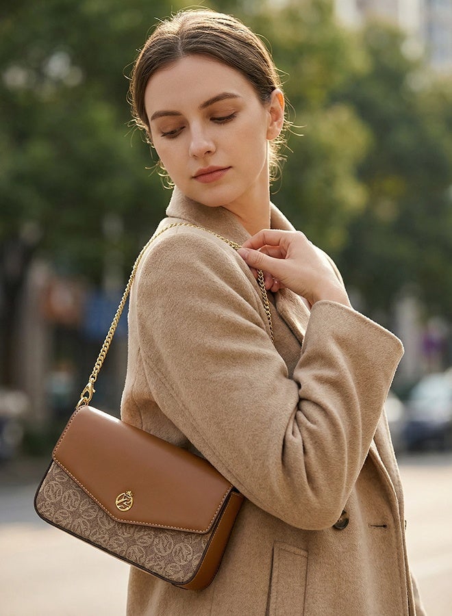 طقم شنط نسائية 2 قطعة – شنطة كتف كروس مع محفظة صغي...