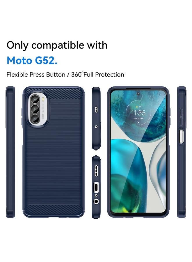 إيروريكس جراب لهاتف Motorola Moto G52 مصنوع من ألياف الكربون المصقولة TPU - Image 2
