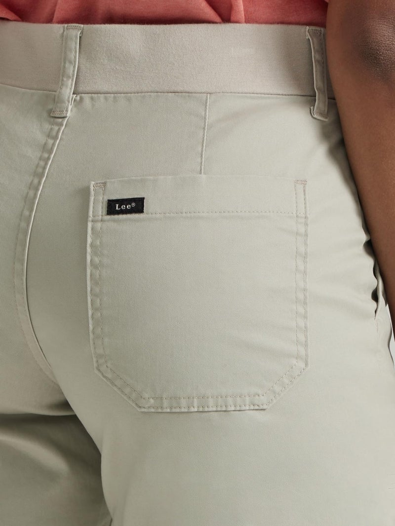 Lee Women's Ultra Lux Comfort with Flex-to-Go Utility Pant Salina Stone 16 - Image 3