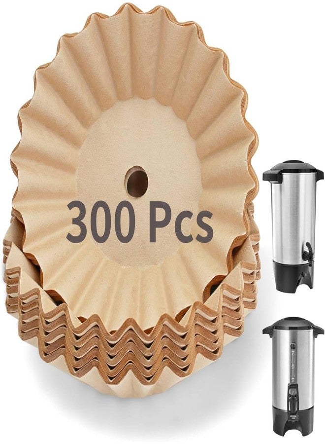brikinte 300pcs Coffee Filters Compatible with Hamilton Beach Coffee Urn, Unbleached Paper Filters for 45cup Hot Drink Dispenser - Image 1