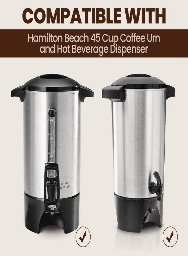 brikinte 300pcs Coffee Filters Compatible with Hamilton Beach Coffee Urn, Unbleached Paper Filters for 45cup Hot Drink Dispenser - Image 2