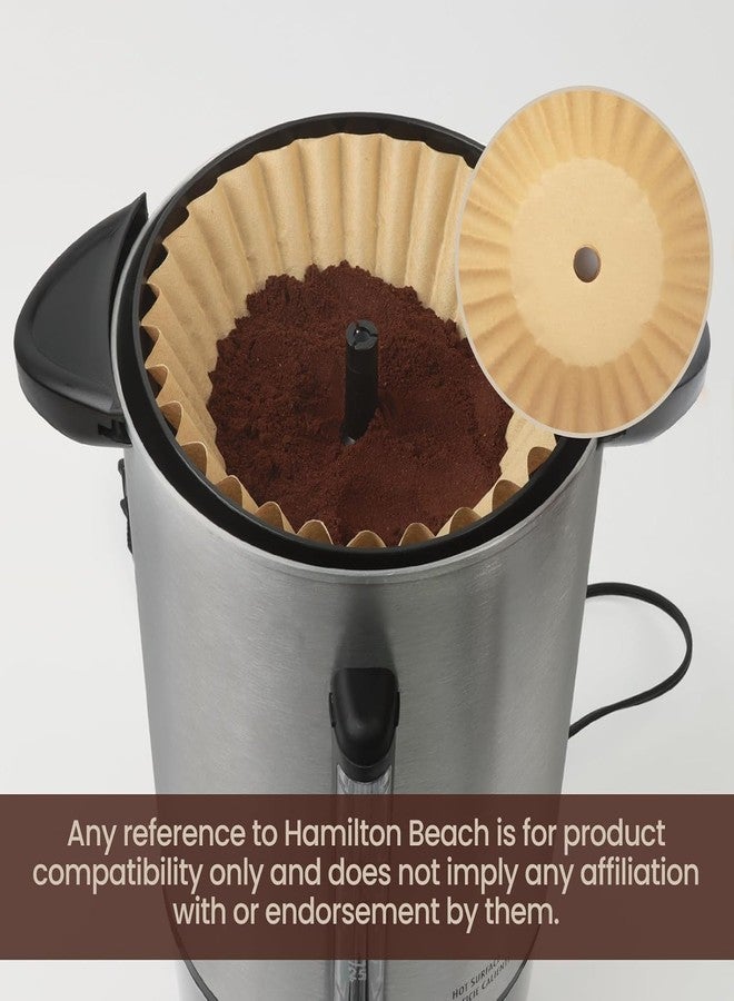 brikinte 300pcs Coffee Filters Compatible with Hamilton Beach Coffee Urn, Unbleached Paper Filters for 45cup Hot Drink Dispenser - Image 3