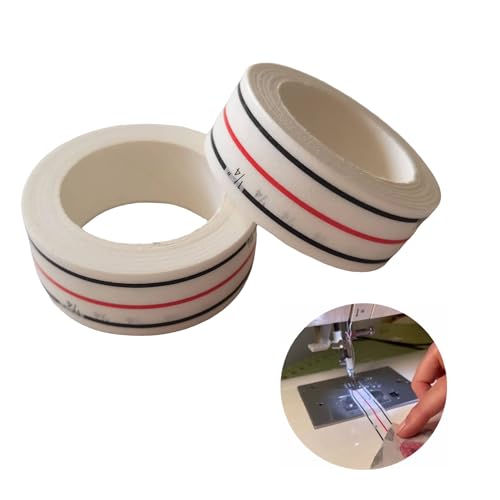 HONEYSEW 14 Seam Diagonal Seam Tapes 10Yard Each Roll Sewing Basting Tape for Stitching Straight Diagonal Seams Instruction Tool Seamingly Accurate Seam Guide for Sewing Machines 6 - Image 1