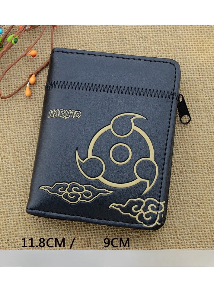 KUYING New Naruto Printed Waterproof Wallet 