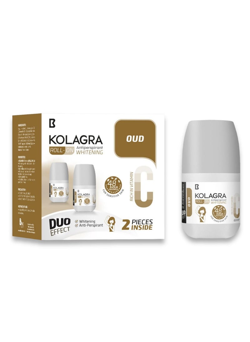 KOLAGRA Kolagra whitening Roll on 2*1 promopack 1+1 Oud  - Image 1