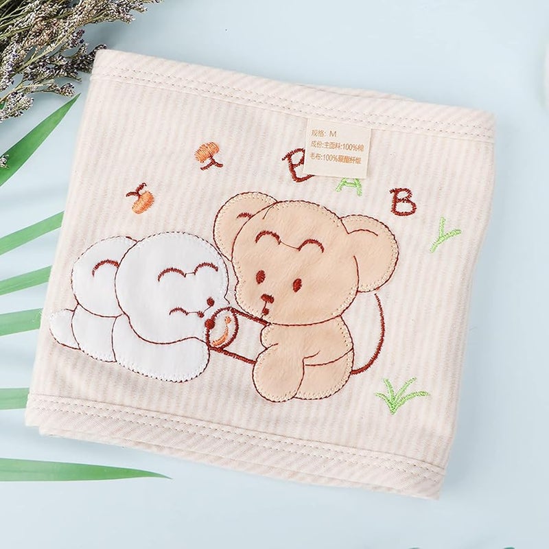 Adjustable Newborn Navel Belt Thickened Cotton Infant Abdomen Waist Support Band Warm Cover Size L - Image 5