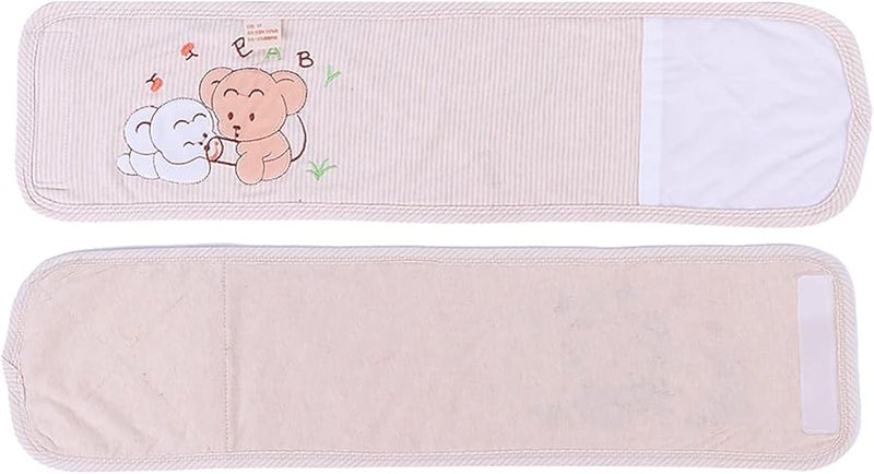 Adjustable Newborn Navel Belt Thickened Cotton Infant Abdomen Waist Support Band Warm Cover Size L - Image 3