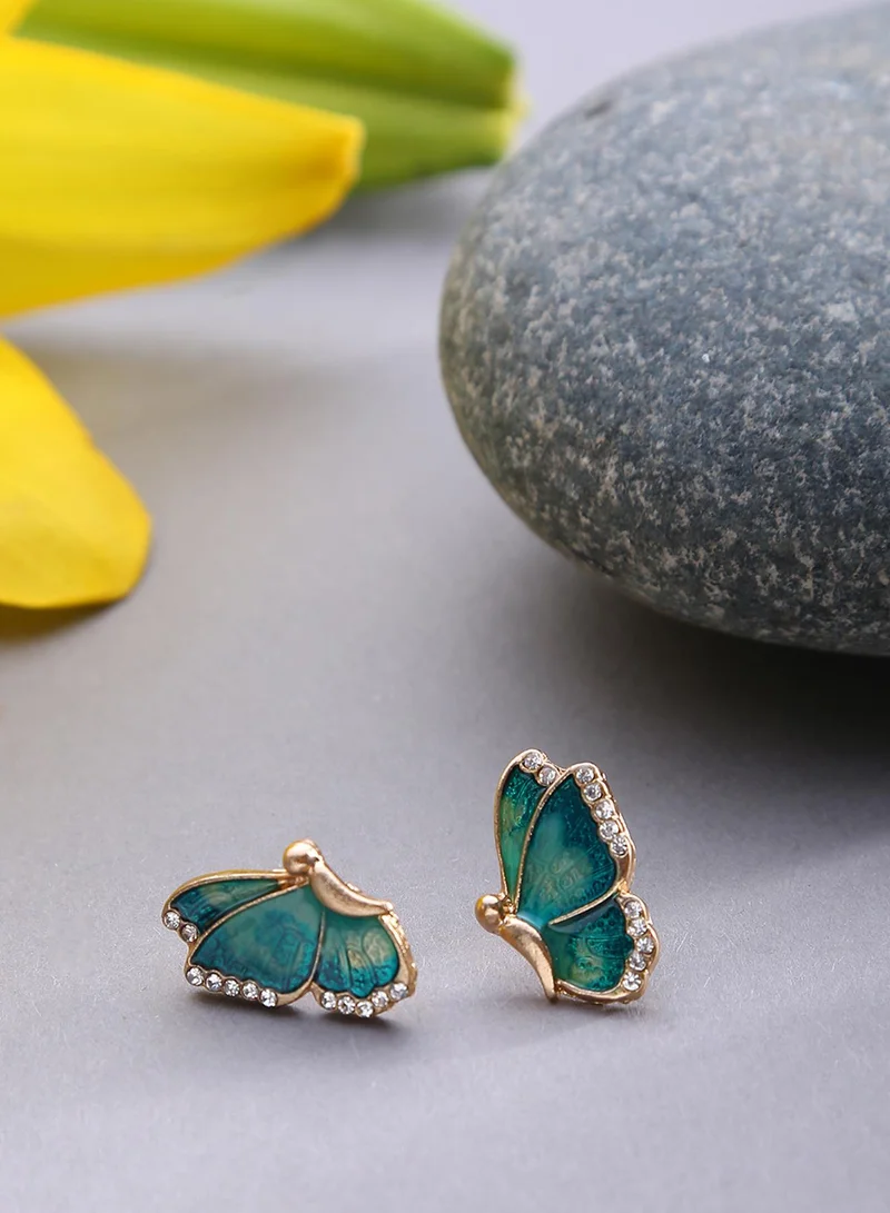 SOHI Contemporary Artificial Stud Earring Jewellery