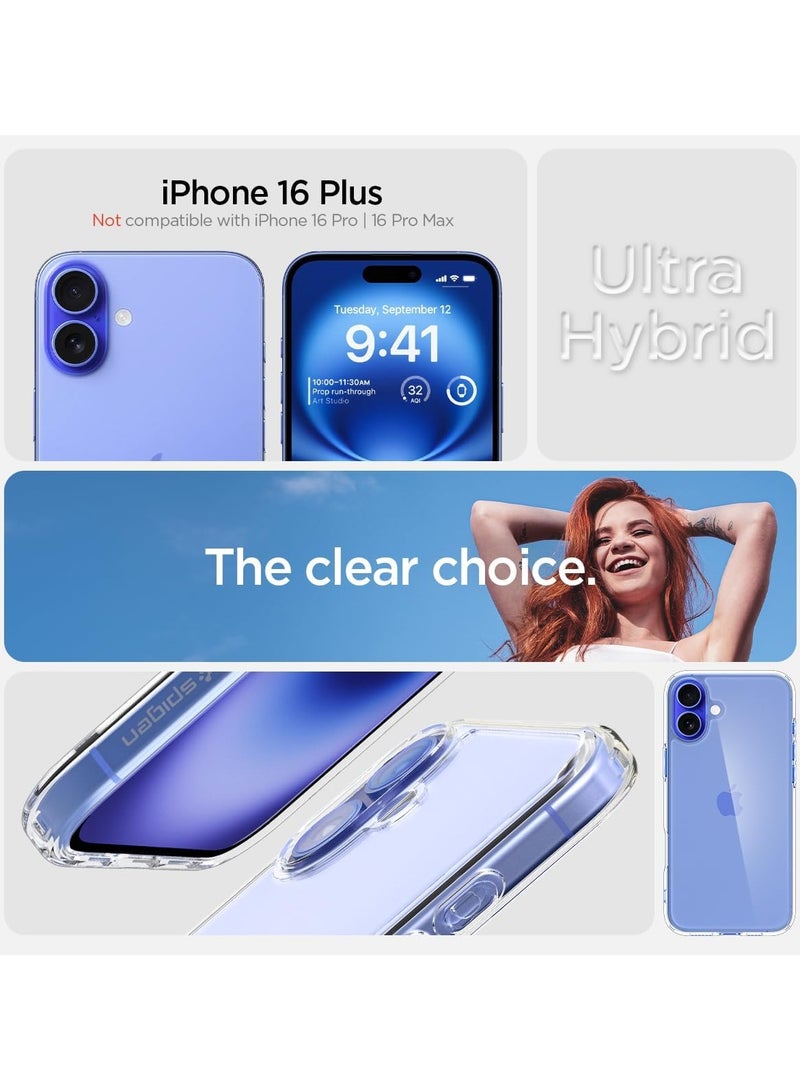Spigen غطاء حماية فائق الجودة لهاتف iPhone 16 Plus (2024) - شفاف للغاية - Image 2