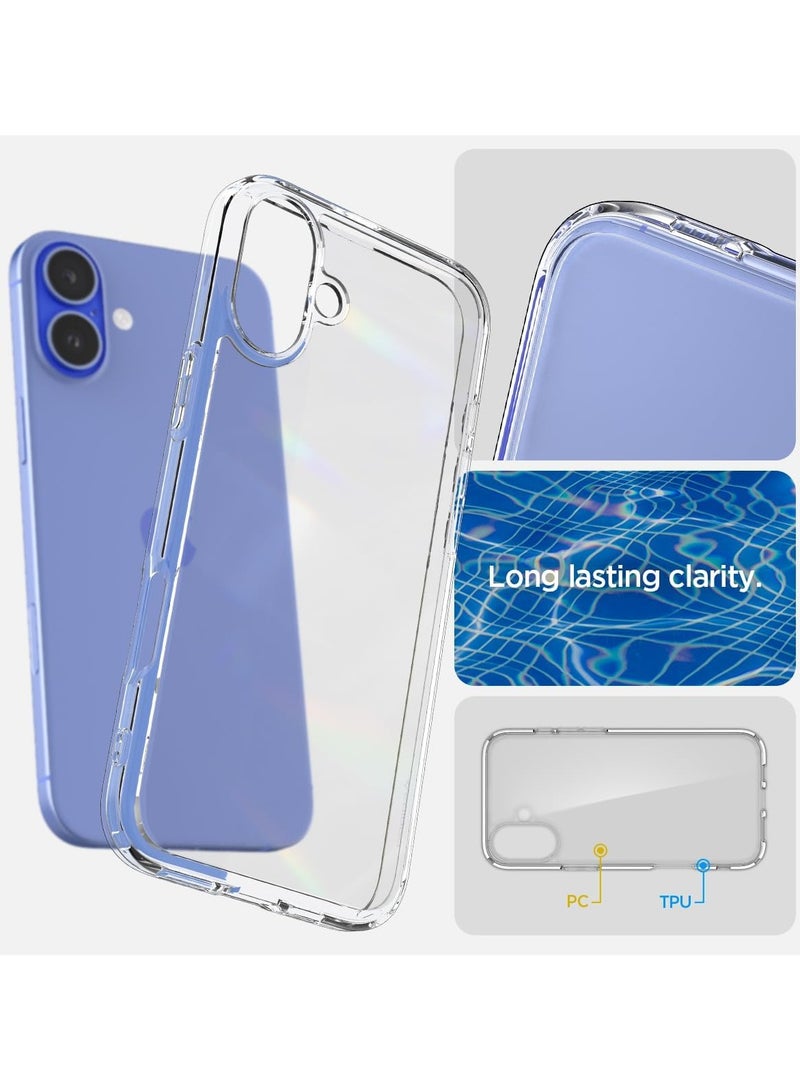 Spigen غطاء حماية فائق الجودة لهاتف iPhone 16 Plus (2024) - شفاف للغاية - Image 4