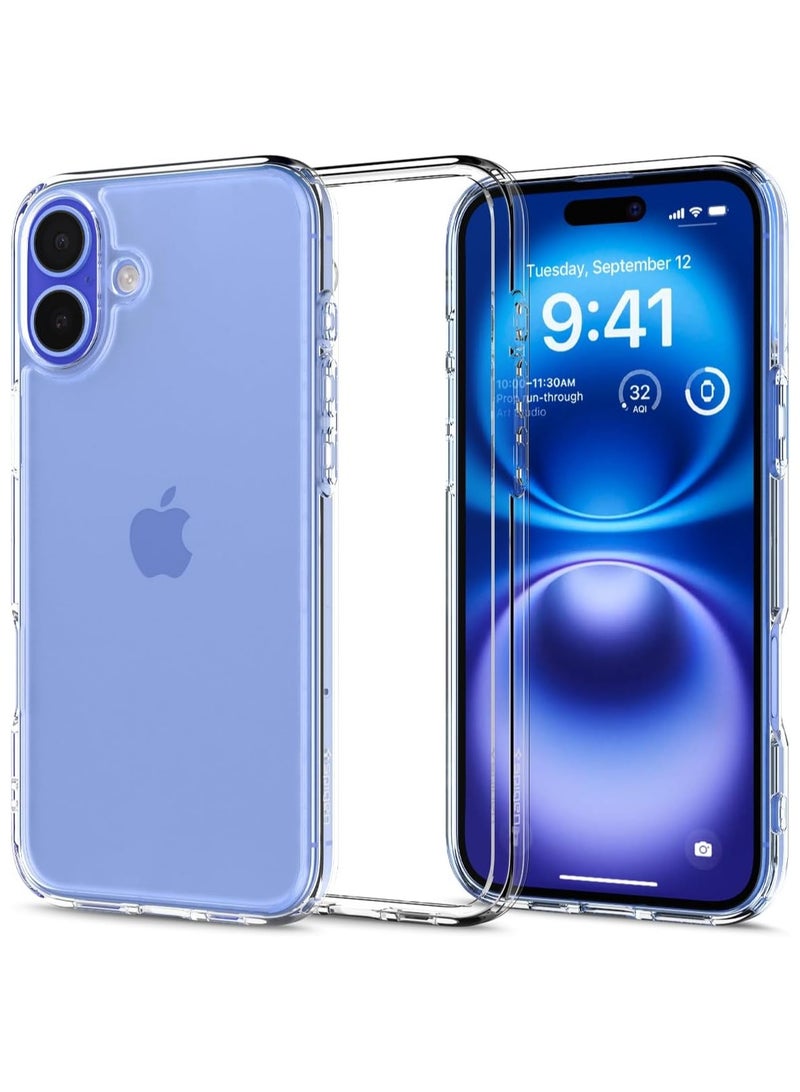 Spigen غطاء حماية فائق الجودة لهاتف iPhone 16 Plus (2024) - شفاف للغاية - Image 1