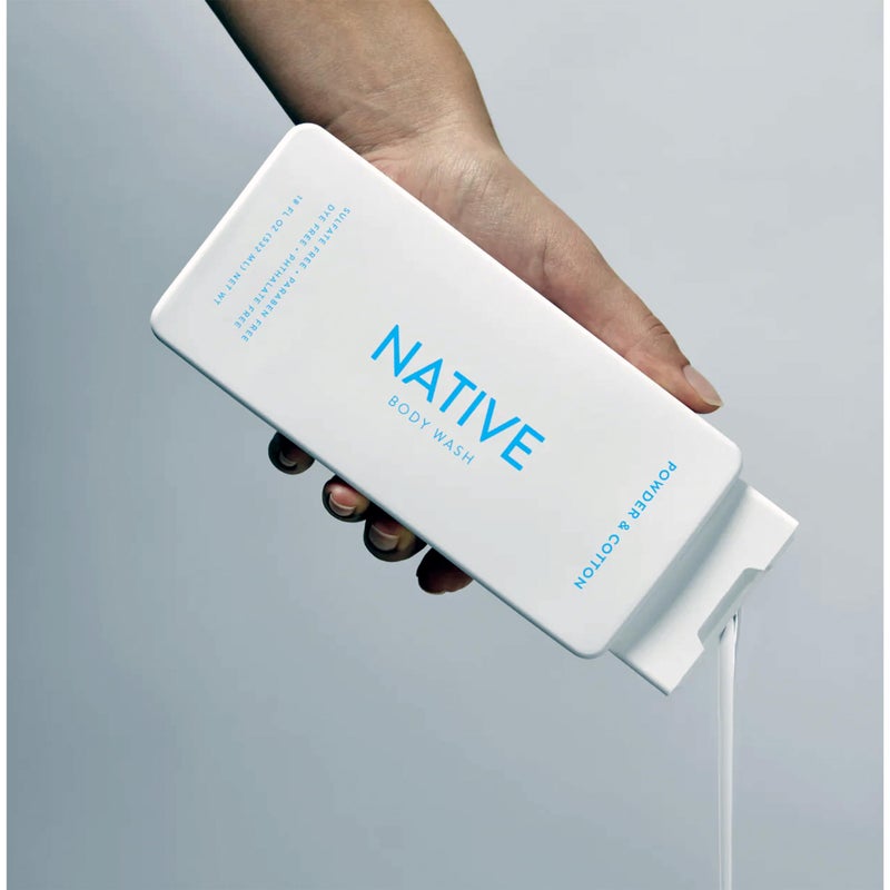 native غسول الجسم الطبيعي للرجال والنساء، موسمي | خالي من الكبريتات والبارابين والأصباغ، مع مكونات نظيفة مستمدة طبيعياً تترك البشرة ناعمة ورطبة، مسحوق وقطن 18 أونصة - 2 عبوة - Image 5