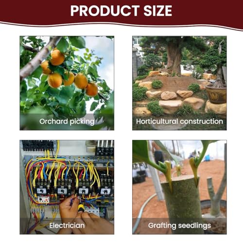 HASTHIP® Grafting Cutter Folding Stainless Steel Grafting Cutter Anti-slip Wooden Handle Design Pocket Gardening Grafting Cutter Portable Gardening Cutter - Image 4