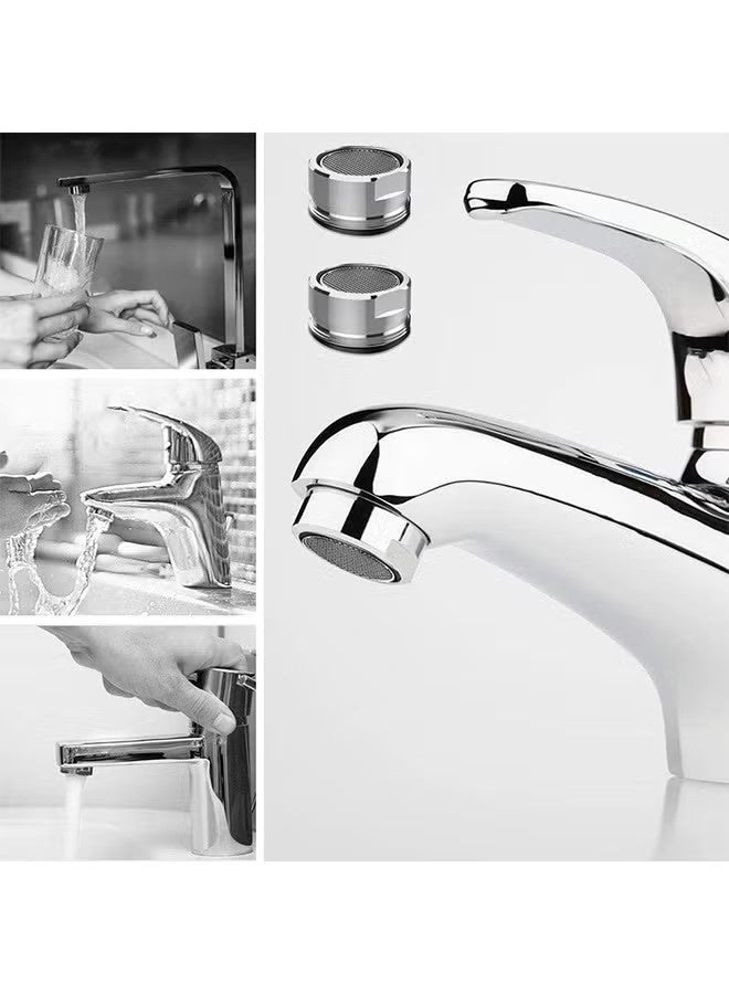 4 Pcs Kitchen Tap Head Water Saving Adjustable Swivel Faucet Tap Aerator Filter Faucet Sprayer Head Extension Effective Devicefor Bathroom Kitchen Sink Spray Tap Attachment - Image 2