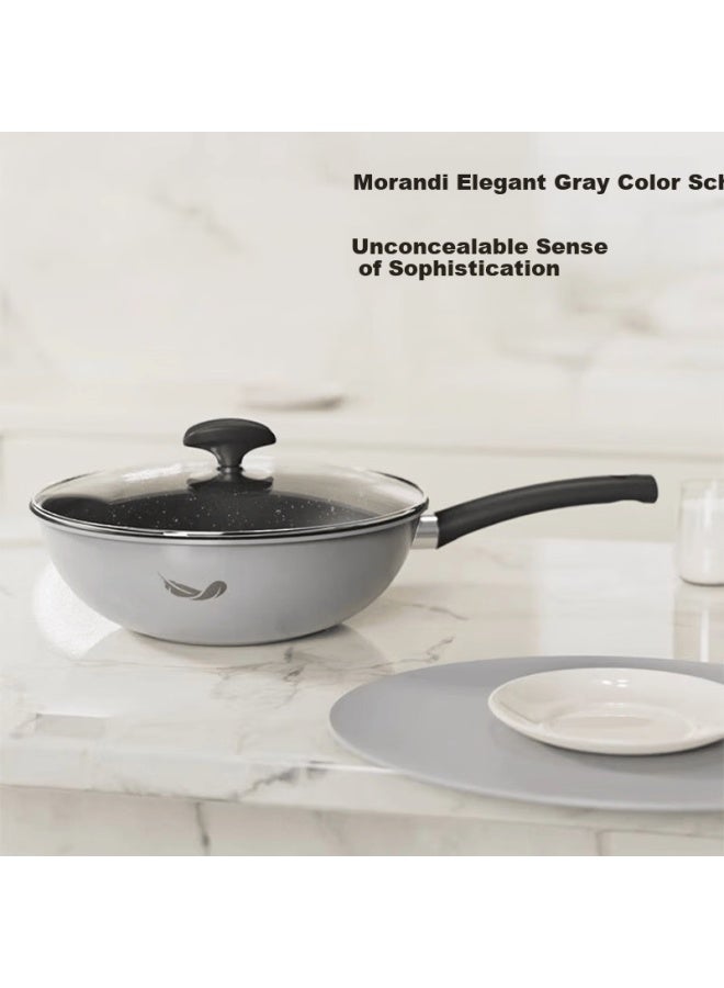 Bear Non-stick Multifunctional 28cm Home Cooking Frying Pan Oil-free Egg Frying Pan - Image 4