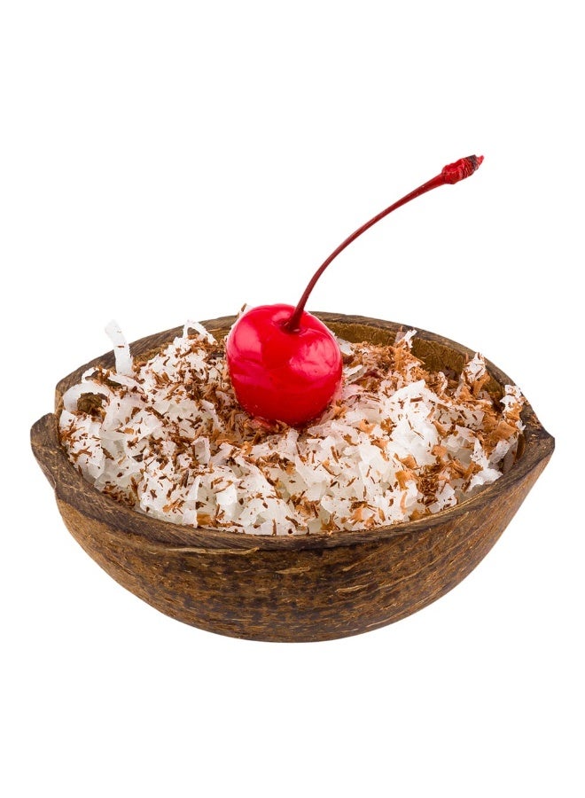 Restaurantware Indo 3.5 x 4 x 1.5 Inch Coconut Shell Bowls, 10 Durable Coconut Wood Bowls - Does Not Crack Easily, Half Shell, Coconut Smoothie Bowls, Real Coconut, For Parties Or Catering - Image 2
