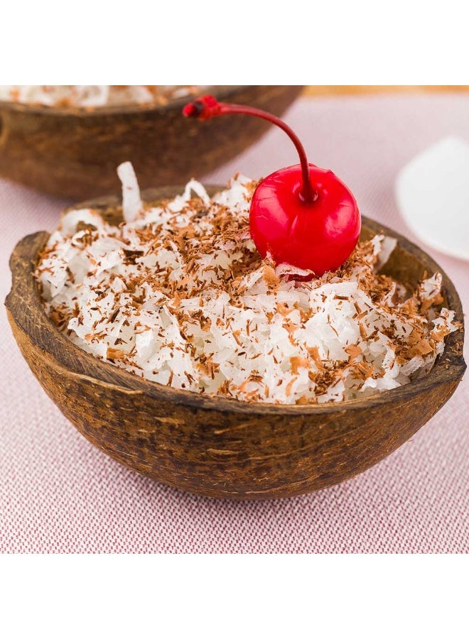 Restaurantware Indo 3.5 x 4 x 1.5 Inch Coconut Shell Bowls, 10 Durable Coconut Wood Bowls - Does Not Crack Easily, Half Shell, Coconut Smoothie Bowls, Real Coconut, For Parties Or Catering - Image 3