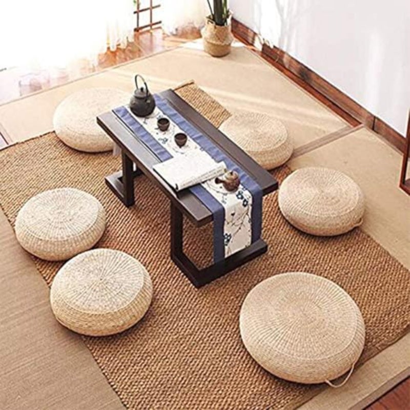 Floor Cushion, 50x10cm Round Floor Seating Set for Use - Image 5