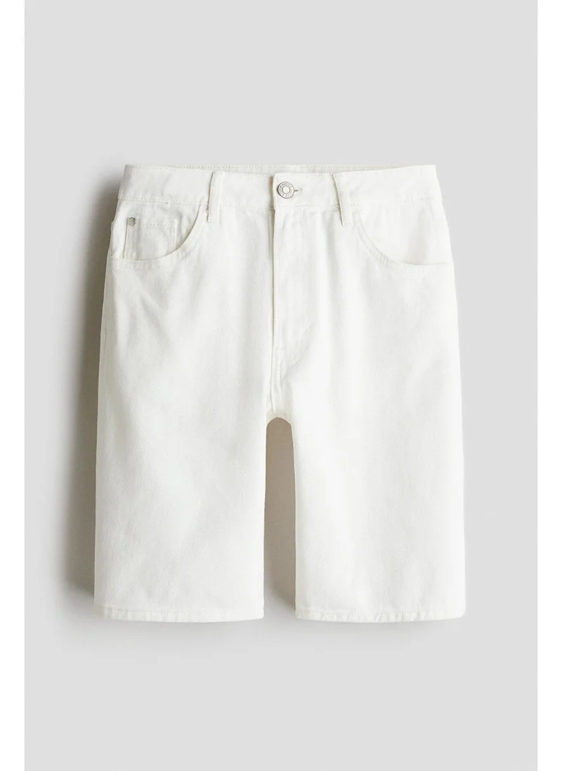 اتش اند ام Loose-fit denim shorts