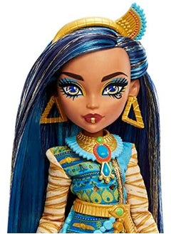 MONSTER HIGH Doll Cleo De Nile With Pet Dog Blue Streaked Hair  - Image 4