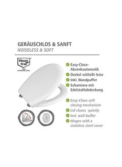 Wenko Die Bessere Idee 22882100 Toilet Seat, White  - Image 4