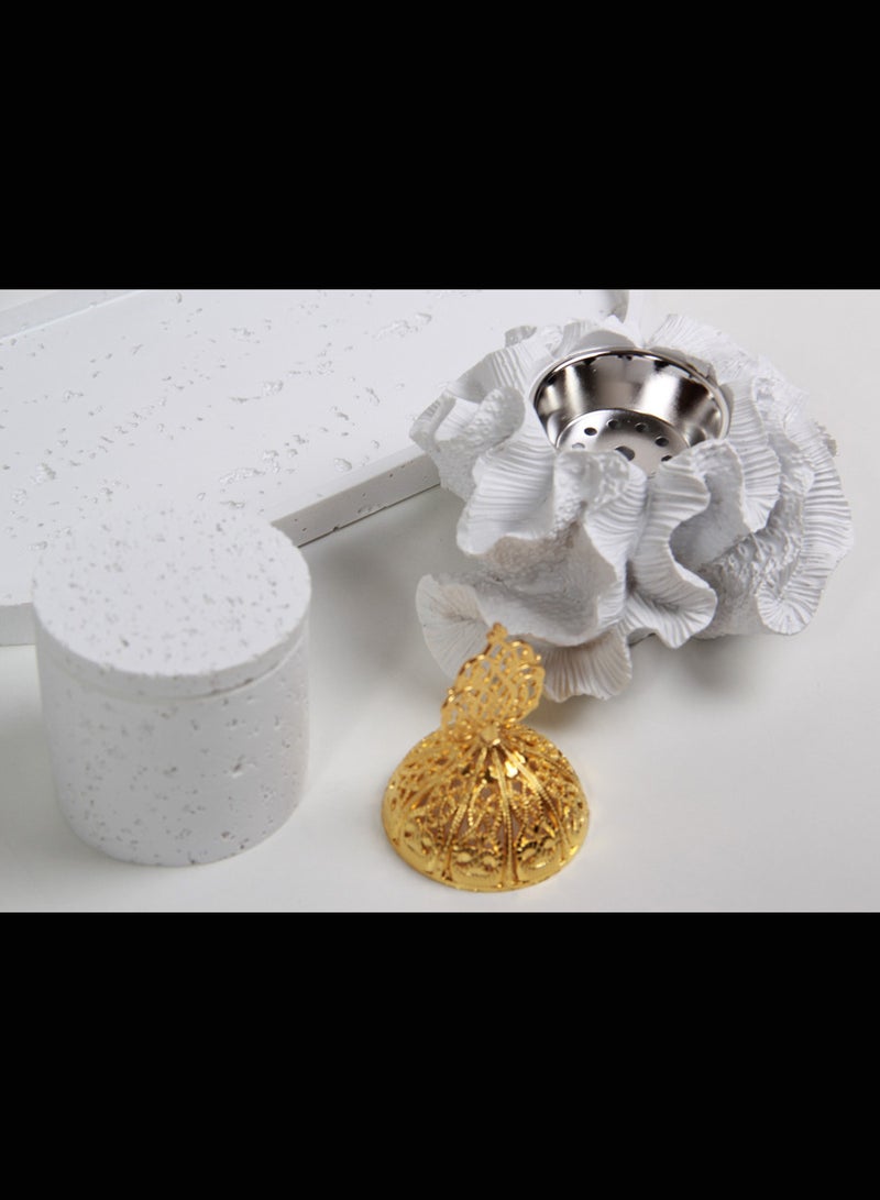 Incense burner set with incense storage boxes and serving tray - Image 4