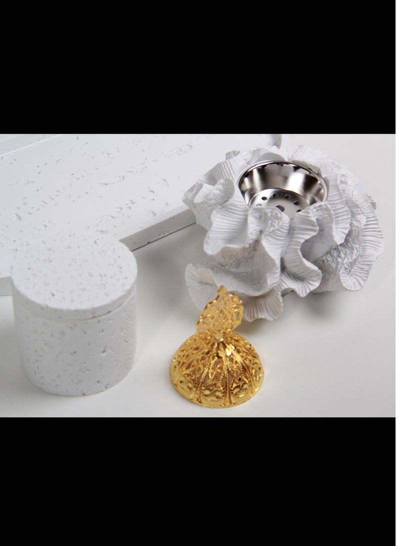 Incense burner set with incense storage boxes and serving tray - Image 5