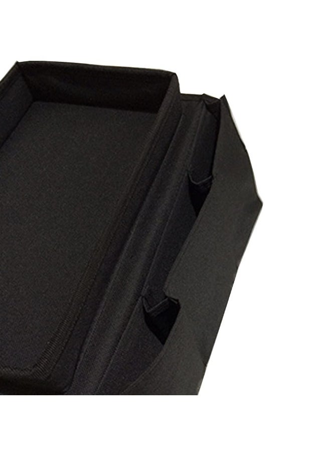 Generic SYOSI Sofa TV Remote Control Handset Holder Organiser Caddy, Couch Armrest Organizer with 6 Pockets, Hanging Storage Bag for Chairs Sofas Armchairs Desk (Black)  - Image 4