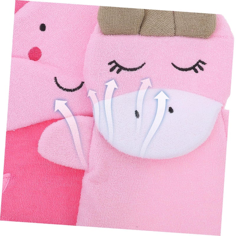 Exfoliating Bath Gloves 2 Pack Body Scrubber Foot Dead Skin Remover - Image 5